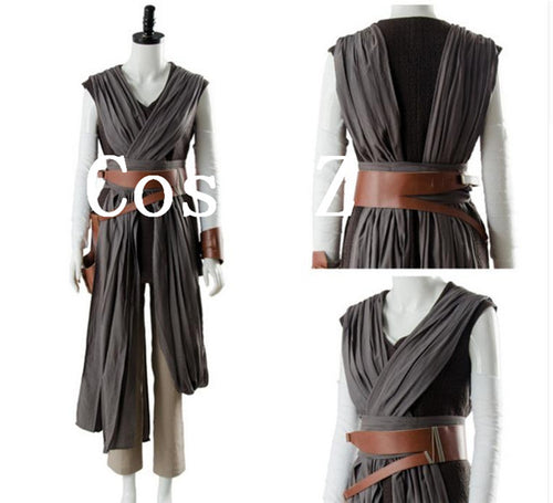 Star Wars Rey Cosplay Costume Adult Women Cosplay Costume