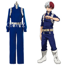 Boku My Hero Academia S2 Shoto Shouto Todoroki Battle Suit II Cosplay Costum