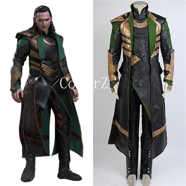 Thor The Dark World Loki Costume full set Cosplay Costume