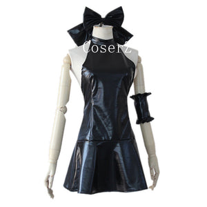 Anime Fate Stay Night Saber Lily Black Swimwear Cosplay Costume