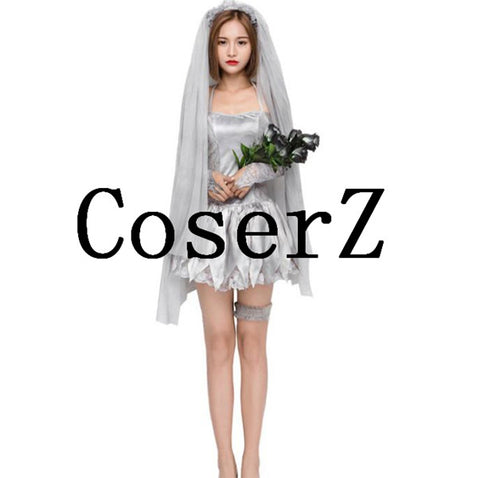 Corpse Bride Ladies Short Cosplay Costumes