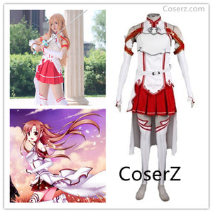 Custom-made Sword Art Online Asuna Yuuki Cosplay Costume