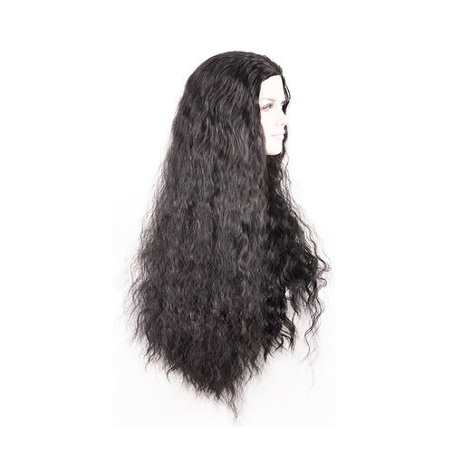 Moana Wig, Moana Cosplay Wig Long Black Brown Curly Hair Halloween Party Cosplay Wig 31.5inch