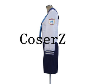 Free! Iwatobi Swim Club Haruka Nanase Sailor Suit Uniform Cosplay Costume