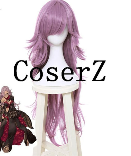 SINoALICE Cinderella Cosplay Long Purple Cosplay Hair