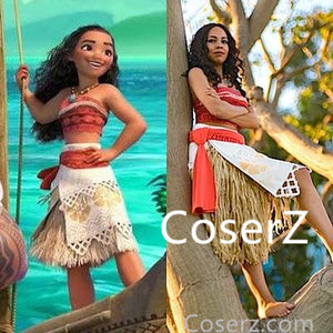 Moana Costume, Moana Dress CoserZ Moana Costume, Moana Dress CoserZ