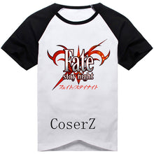 Fate/stay night Saber Short Sleeve Printed T-shirt Cosplay Costume
