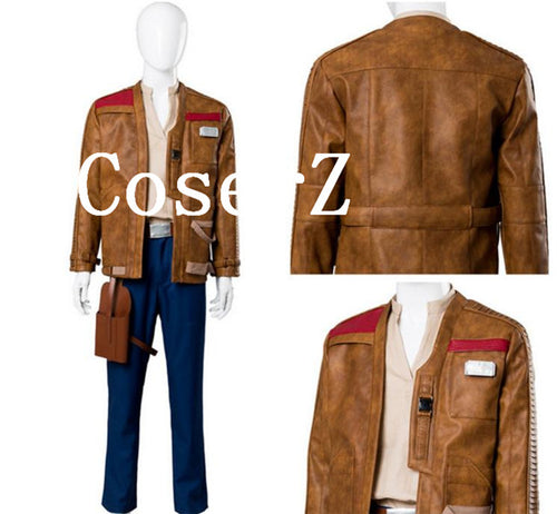 Star Wars 8 Costume The Last Jedi Finn Adult Halloween Cosplay Costume