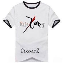 Fate/stay night Saber Short Sleeve Printed T-shirt Cosplay Costume