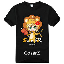 Fate/stay night Saber Short Sleeve Printed T-shirt Cosplay Costume