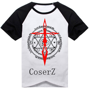 Fate/stay night Saber Short Sleeve Printed T-shirt Cosplay Costume