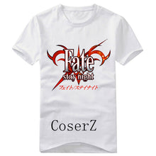 Fate/stay night Saber Short Sleeve Printed T-shirt Cosplay Costume