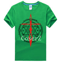 Fate/stay night Saber Short Sleeve Printed T-shirt Cosplay Costume