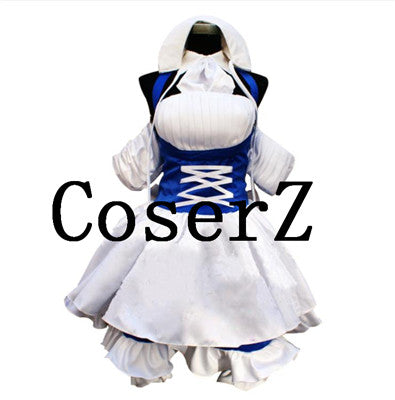 blue maid dress Chobits Cosplay Costume Blue Maid Costume – CoserZ