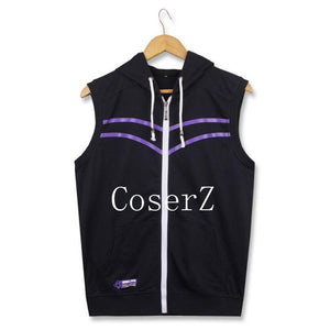 Fate Grand Order Shielder Matthew Kyrielite Sleeveless Hooded Hoodie Cosplay Costume