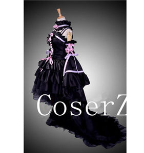 Chobits Eruda Black Gorgeous Dress Cosplay Costume
