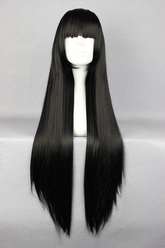 80cm Long Shakugan no Black Cosplay Costume Wig