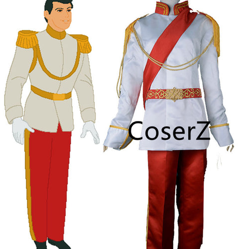 Cinderella's Prince Charming costume, Prince Charming Cosplay Costume Outfit