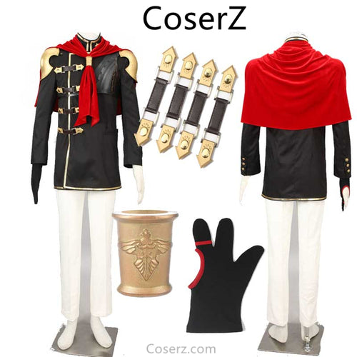 Custom-made Suzaku Class Zero Trey Cosplay Costume Final Fantasy Type-0 Game