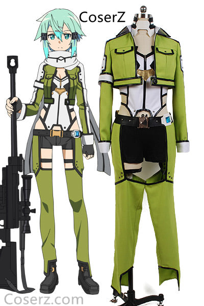 Custom-made Sword Art Online ALfheim Online Asada Shino Cosplay Costume