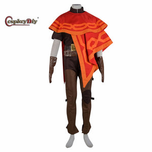 Jesse Mccree Costume Halloween Carnival Cosplay Costume