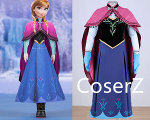 Custom-made Anna Dress, Anna Costume, Anna Cosplay CoserZ Custom-made Anna Dress, Anna Costume, Anna Cosplay CoserZ