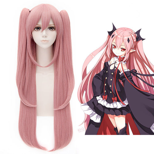 40 inches Long Straight Pink Seraph of the end Cosplay Wig