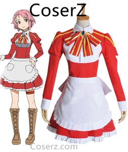 Custom-made Sword Art Online Lisbeth Maid Anime Cosplay Costume