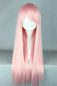 70cm Long Light Pink Beautiful lolita wig Anime Wig