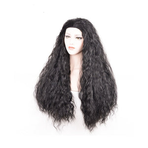 Moana Wig, Moana Cosplay Wig Long Black Brown Curly Hair Halloween 31.5inch