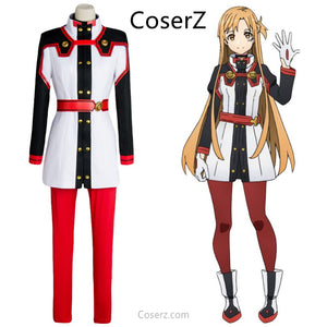 Custom-made 2017 Sword Art Online SAO Skala OS Asuna Yuuki Cosplay Costume