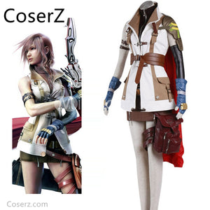 Custom-made Final Fantasy XIIIFF13 Lightning Eclair Farron Cosplay Custume