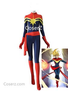 Custom-made Ms Marvel Costume, Ms Marvel Cosplay Costume Halloween Costume