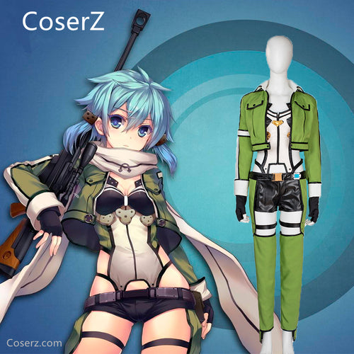 Custom-made Sword Art Online Asada Shino Cosplay Costume