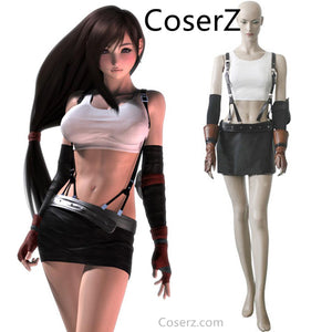 Custom-made Final Fantasy VII Tifa Cosplay Costume Tifa Lockhart White Cosplay