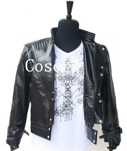 Michael Jackson Costume Leather Thriller Black Jacket Cosplay Costume