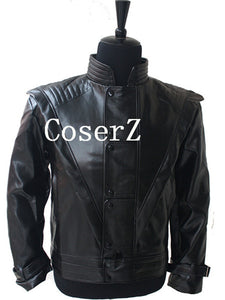 Michael Jackson Costume Leather Thriller Black Jacket Cosplay Costume