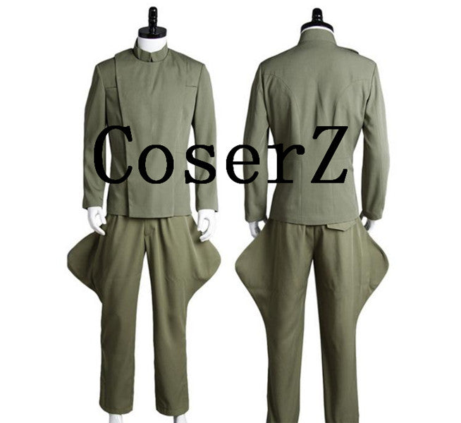 Star Wars Imperial Navy Officer Uniform Olive Green Cosplay Costume