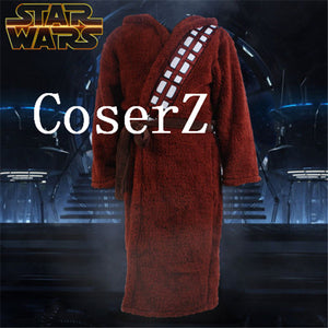 Star Wars Chewbacca Robe Hoddie Bathrobe Cosplay Costume