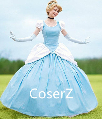 Cinderella Dress, Cinderella Cosplay Costume
