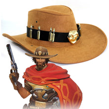 Mccree Cowboy Cosplay Hat Copper Badges