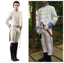 Cinderella 2015 Charming Costume, Charming Cosplay Costume White Color