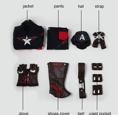 The Avengers Age Of Ultron Steve Rogers Captain America Cosplay Costume