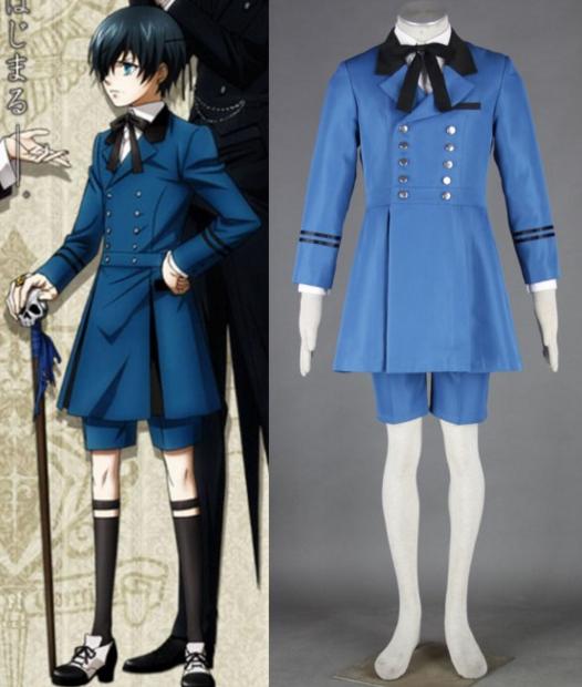 black butler ciel dress in STOCK Phantomhive Cosplay Anime Cosplay Kuroshitsuji DokiDoki-SSR Kuroshitsuji 81cm 99 Black Butler Ciel Phantomhive Cosplay