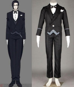 Black Butler Claude Outfit Cosplay Halloween Costumes