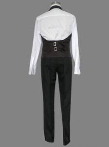 Black Butler Kuroshitsuji Sebastian Uniform Cosplay Halloween Costume