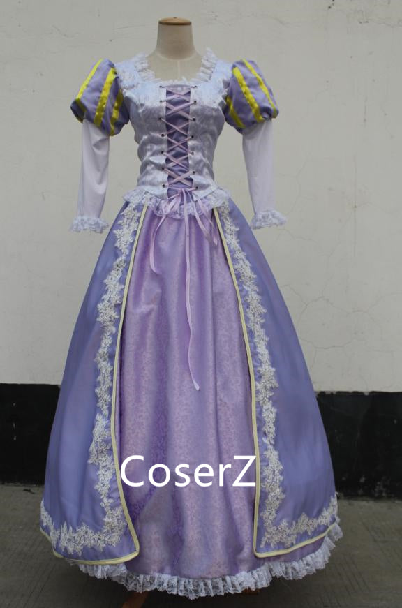 Custom-made Rapunzel Embroidery Dress, Princess Rapunzel Embroidery Costume