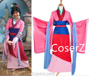 Hua Mulan Dress Costume, Mulan Costumes for Adults/Girls