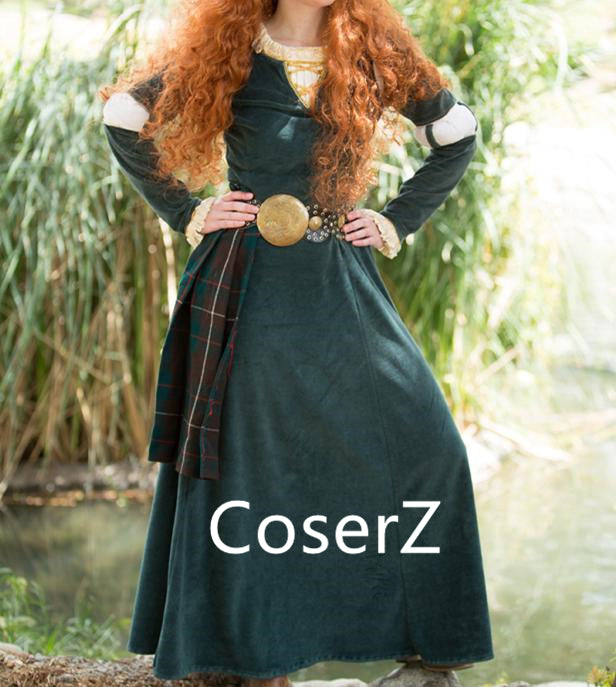 Merida Dress, Merida Costume Cosplay Costumes – CoserZ