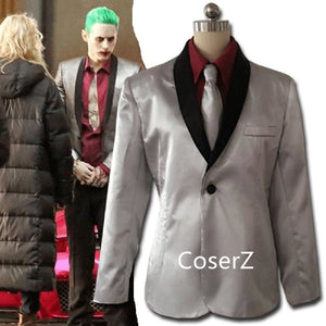 Suicide Squad Joker Costume Psycho Kille Jack Joseph Cosplay